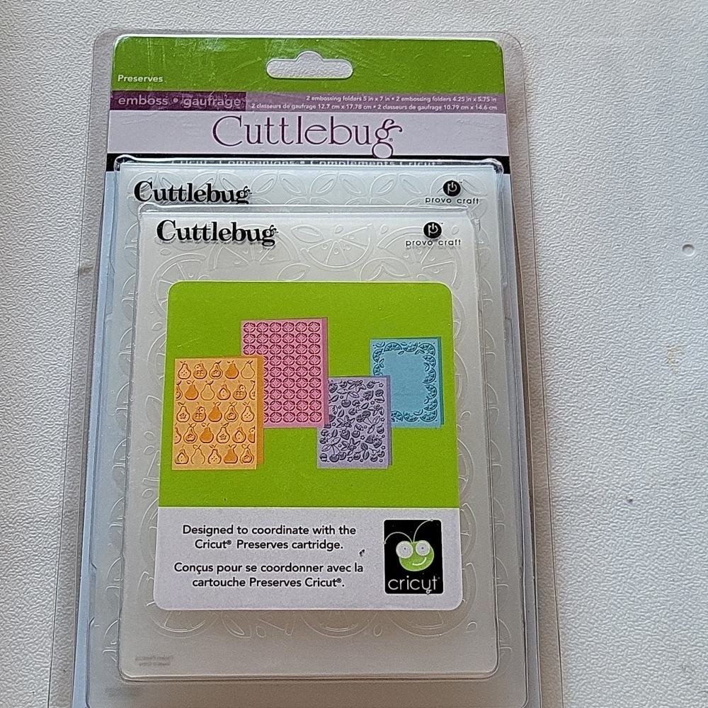 Cuttlebug 4 Embossing Folder 5"x7" - 4"x6" Brand New